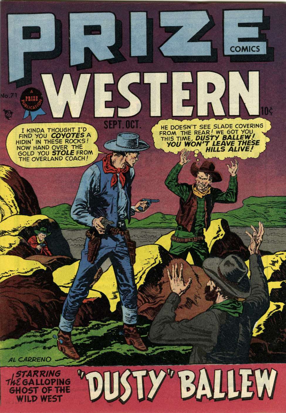 Book Cover For Prize Comics Western 71