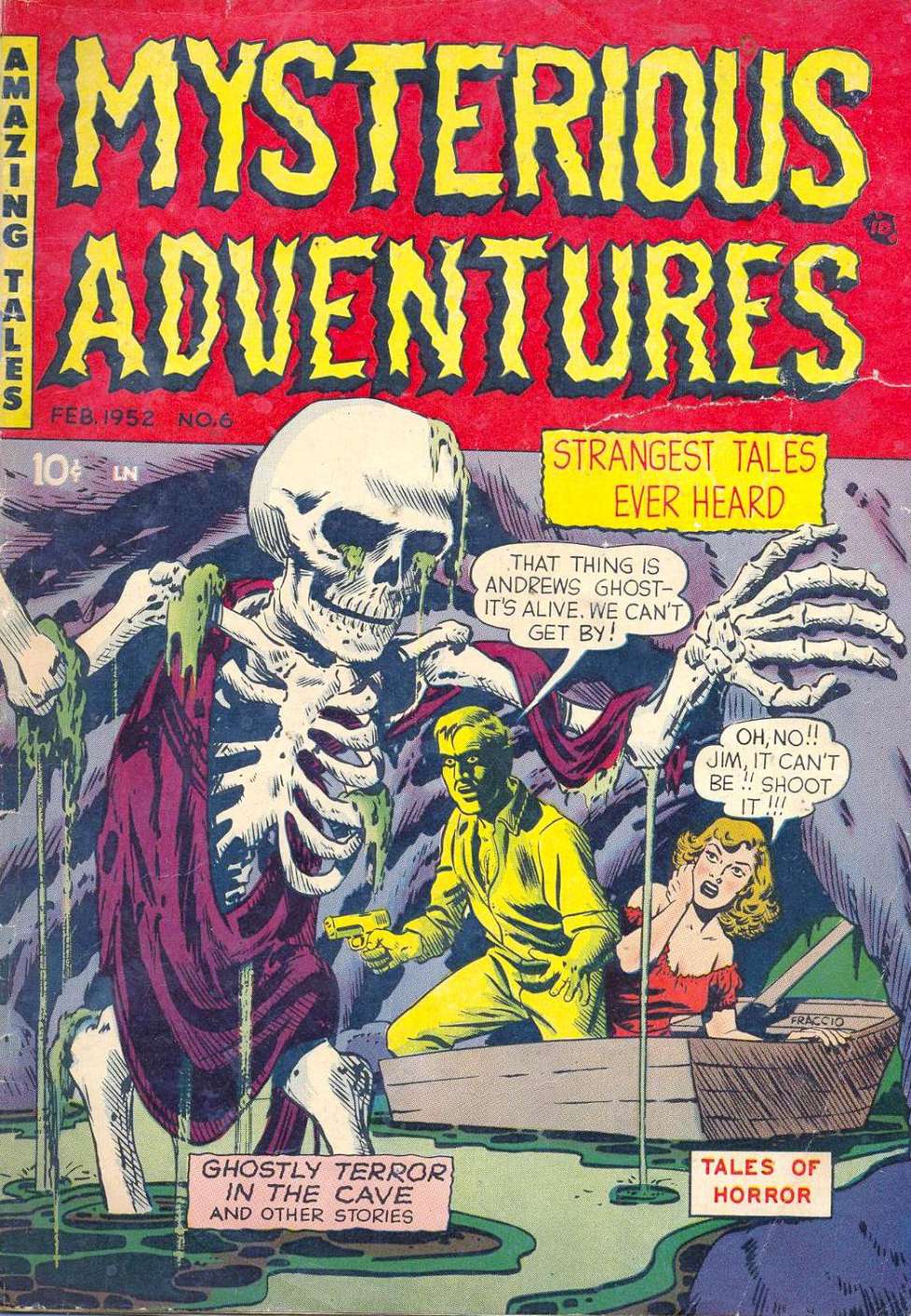 Comic Book Cover For Mysterious Adventures 6