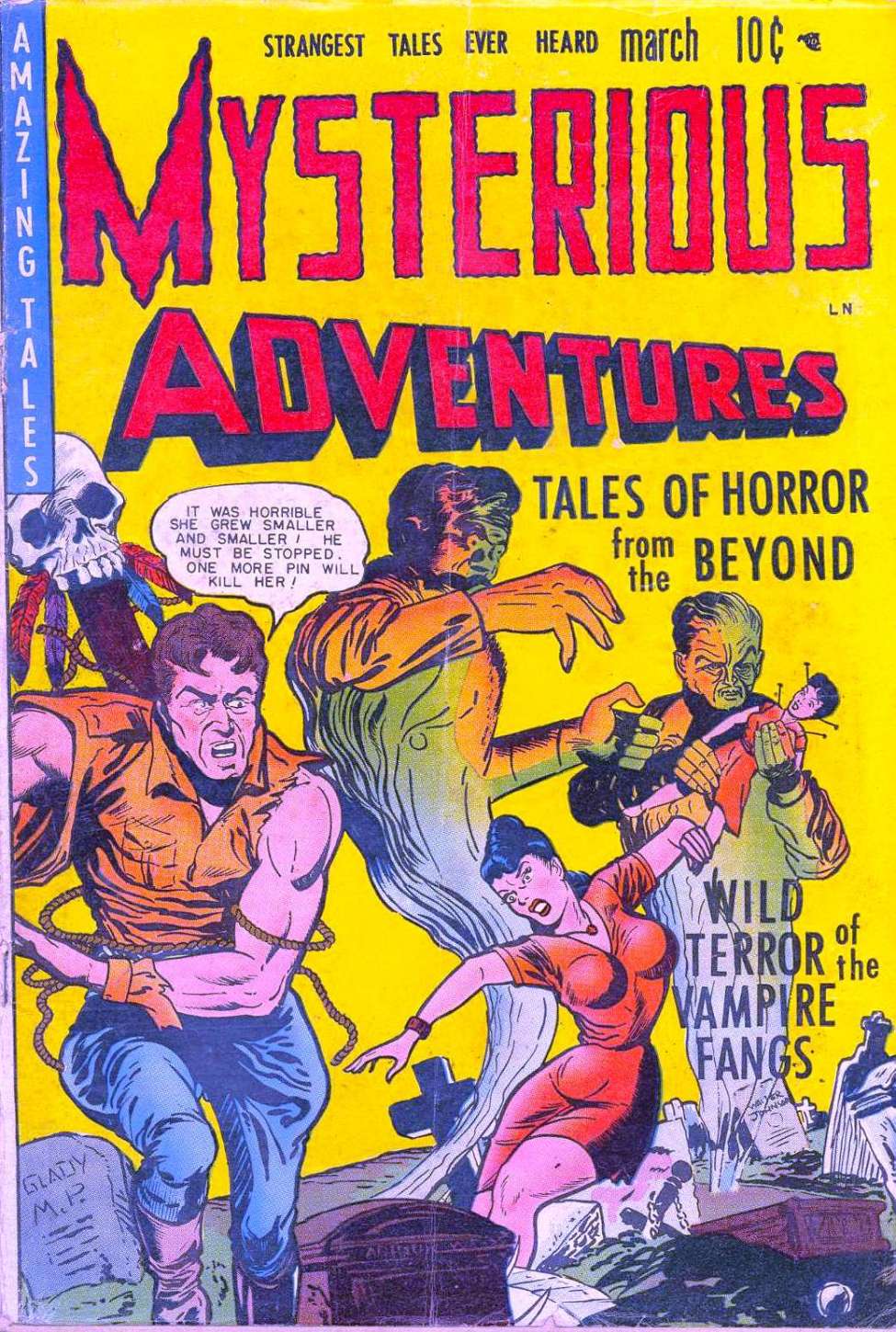 Comic Book Cover For Mysterious Adventures 1 - Version 1