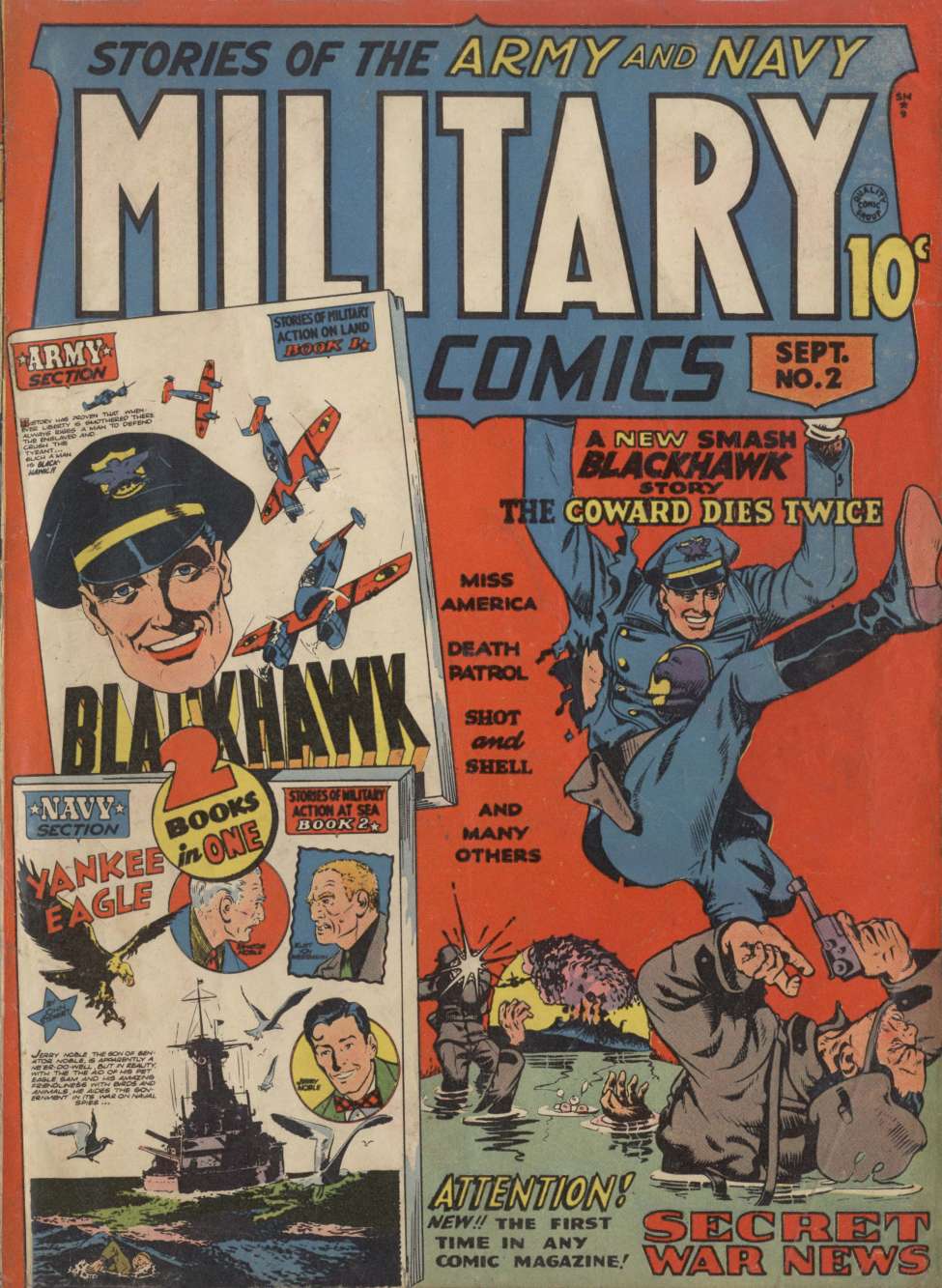 Book Cover For Military Comics 2 - Version 2
