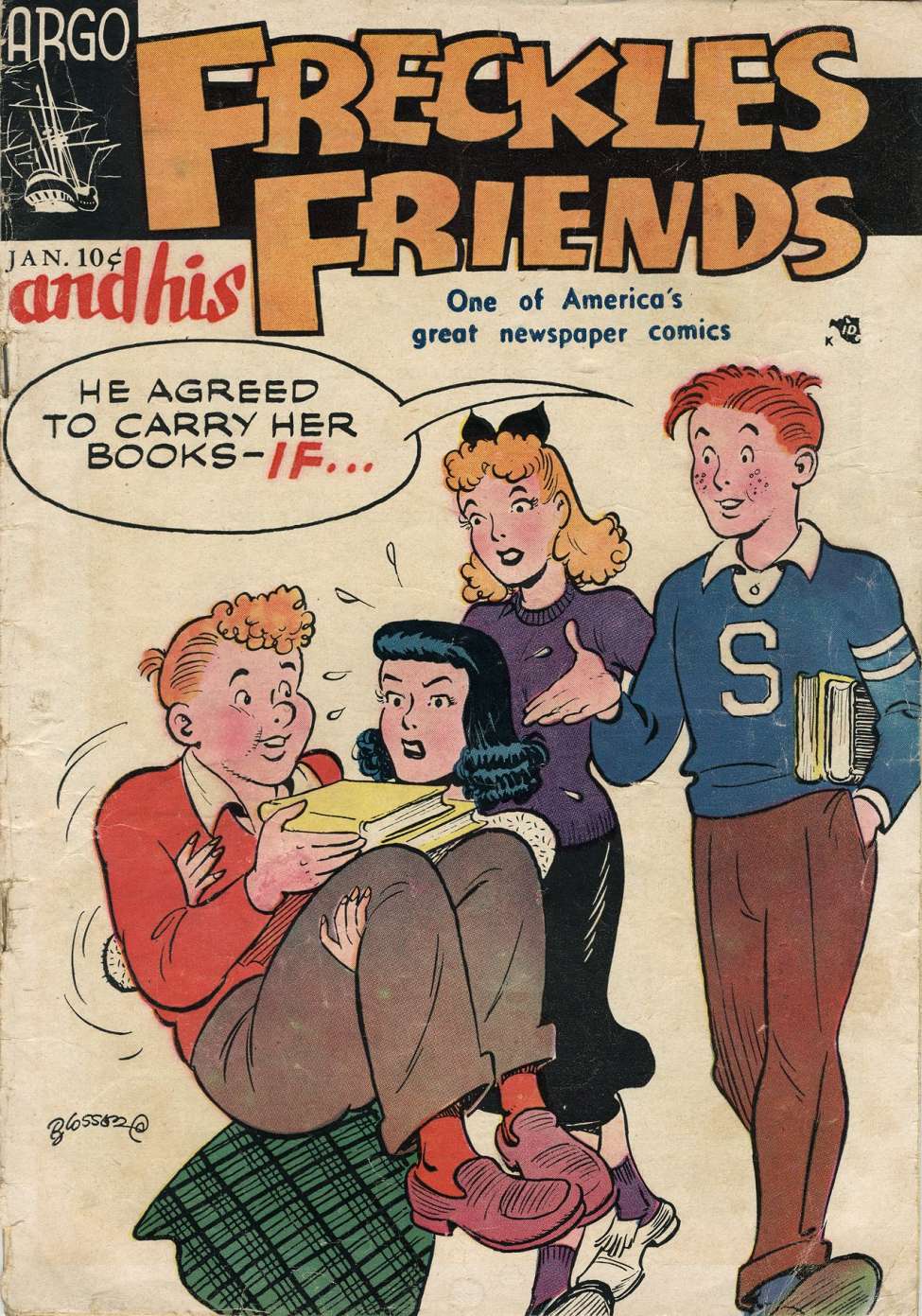 Comic Book Cover For Freckles and His Friends 2