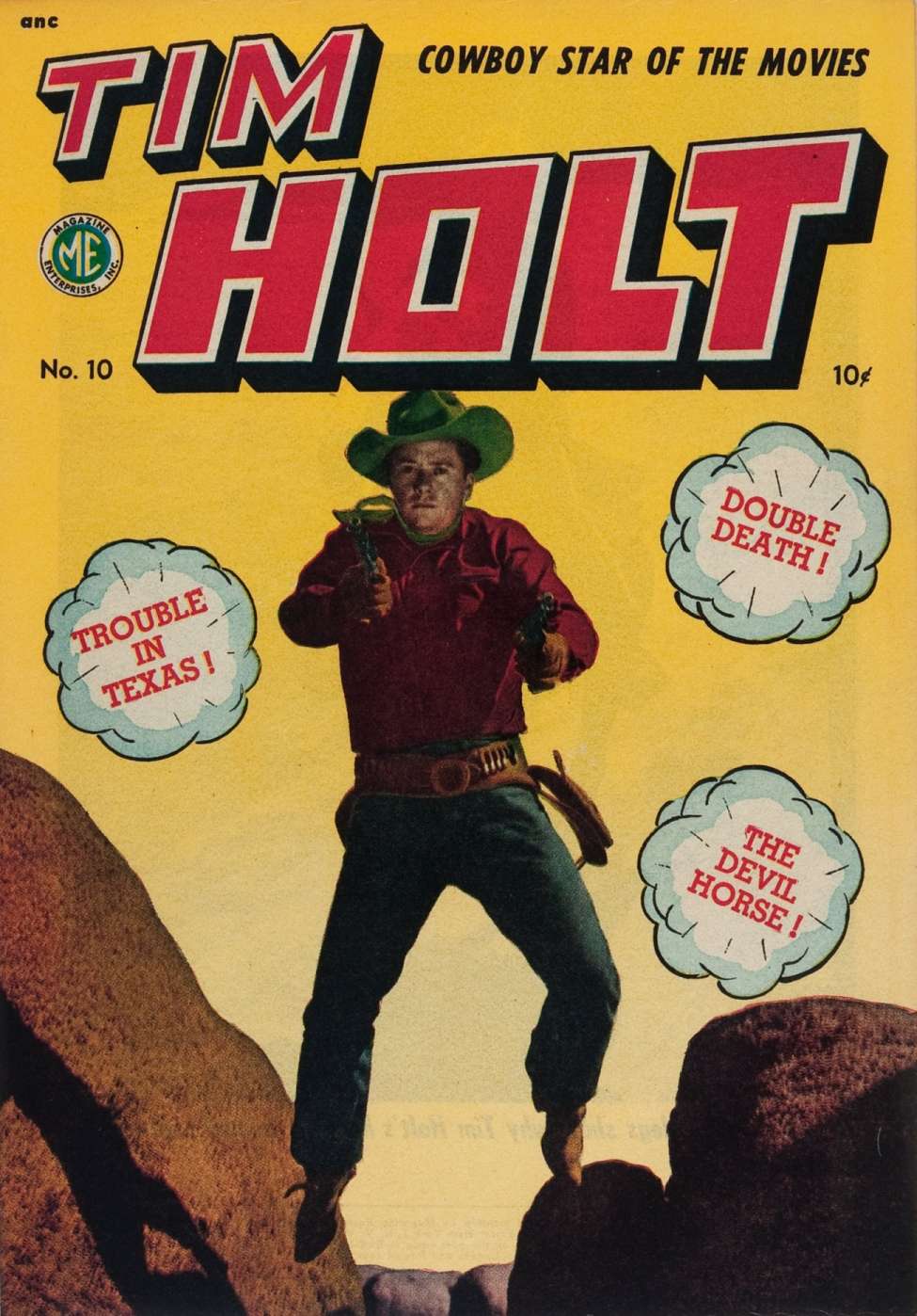 Comic Book Cover For Tim Holt 10