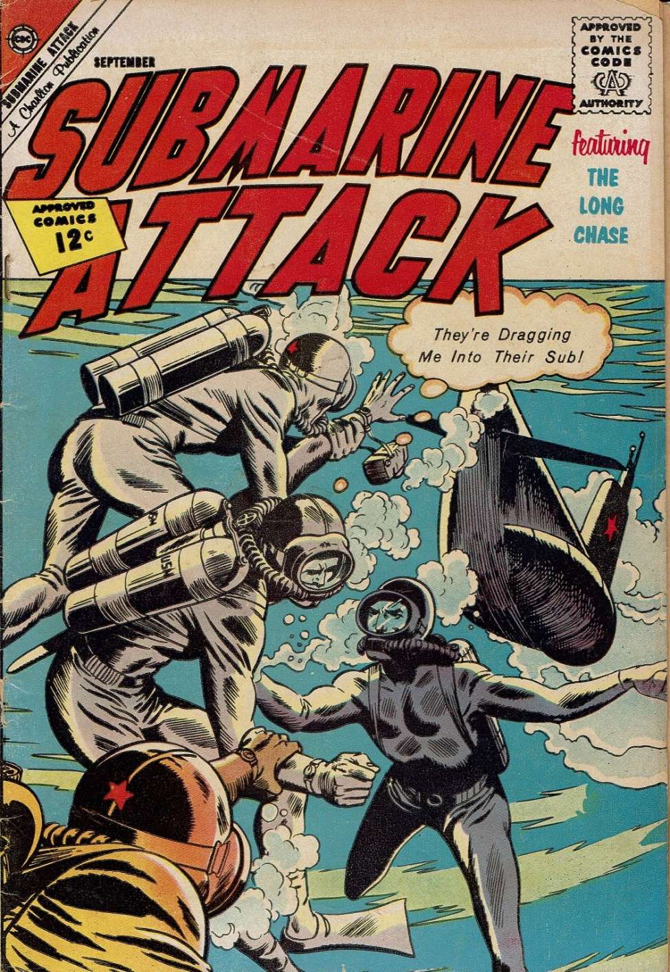 Comic Book Cover For Submarine Attack 35
