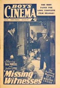 Large Thumbnail For Boy's Cinema 964 - Missing Witnesses - John Litel