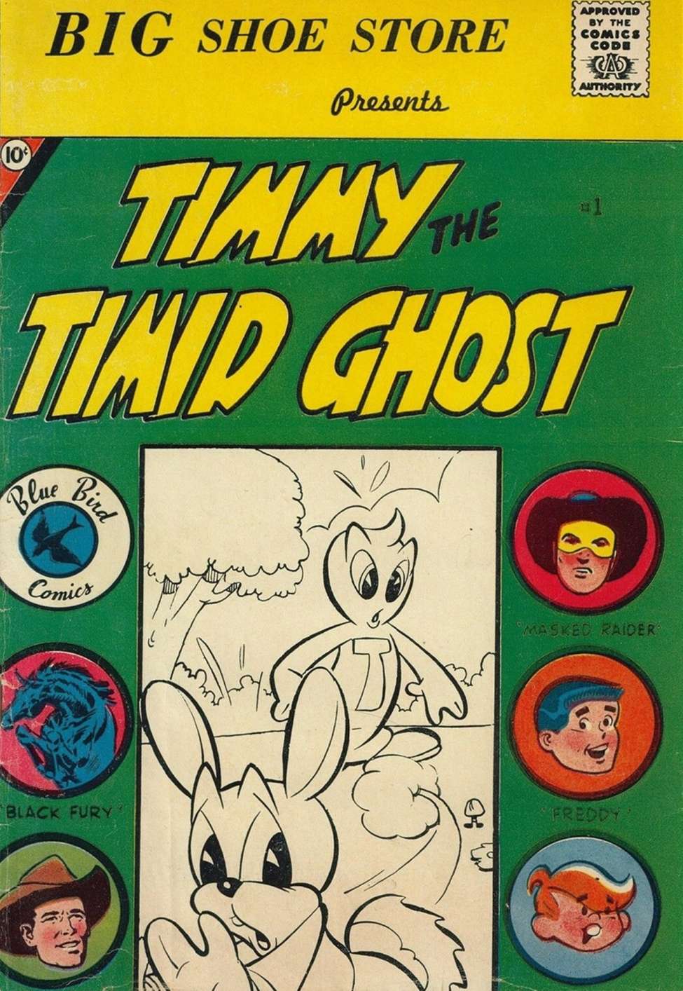 Book Cover For Timmy the Timid Ghost 1 (Blue Bird)
