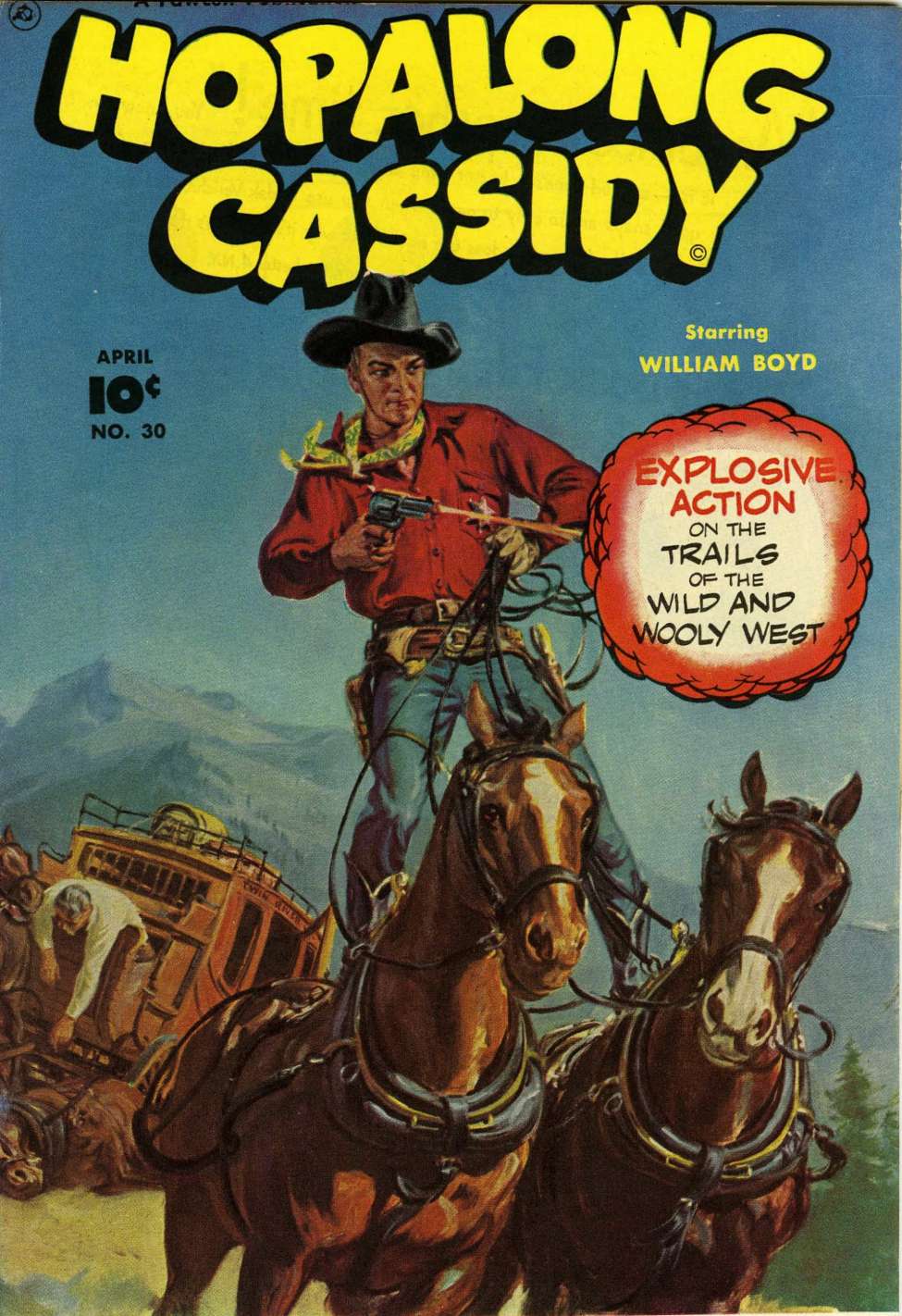 Book Cover For Hopalong Cassidy 30
