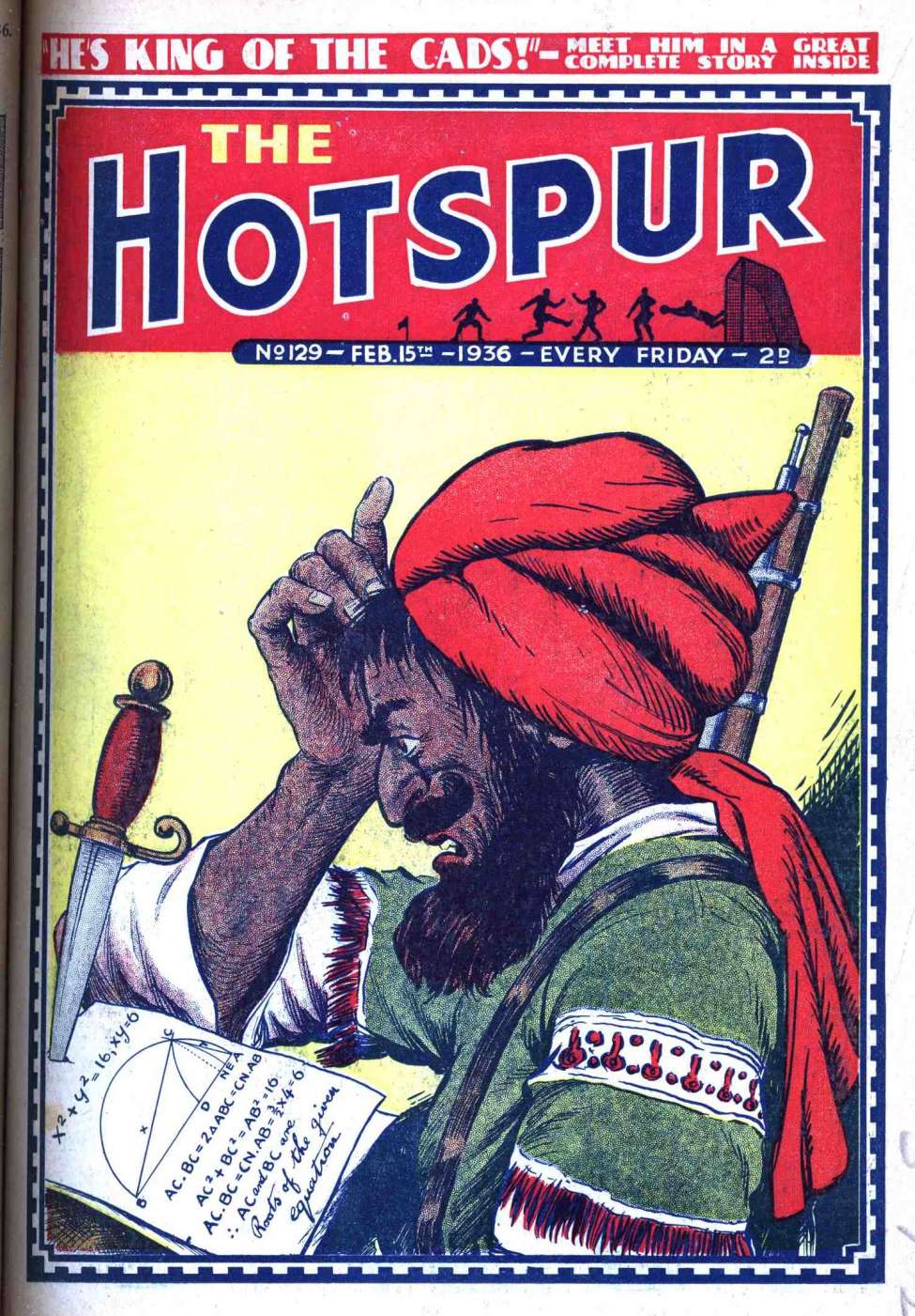 Book Cover For The Hotspur 129