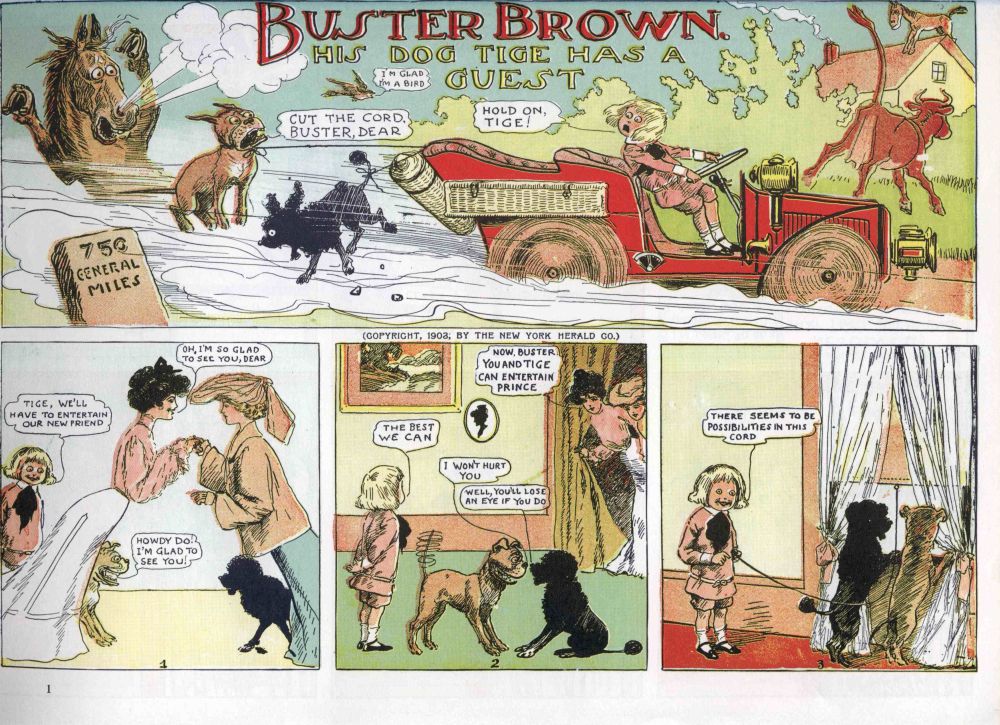 Comic Book Cover For Buster Brown Short Stories