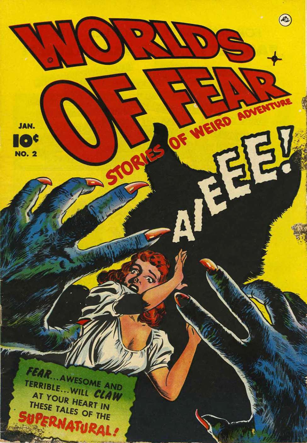 Comic Book Cover For Worlds of Fear 2