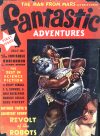 Cover For Fantastic Adventures v1 1 - Revolt of the Robots - Arthur R. Tofte
