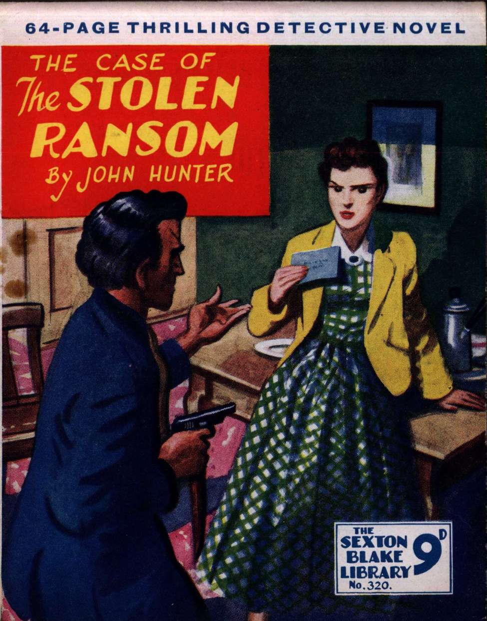 Comic Book Cover For Sexton Blake Library S3 320 - The Case of the Stolen Ransom