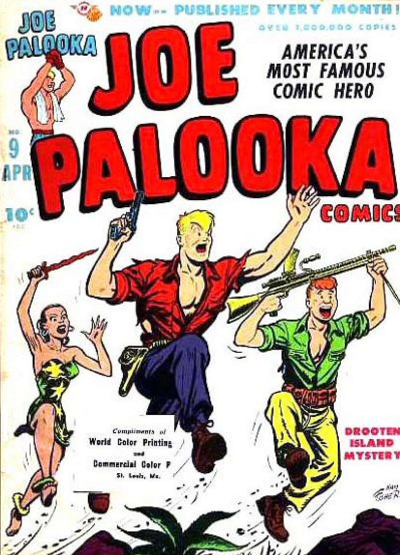 Comic Book Cover For Joe Palooka Comics 9