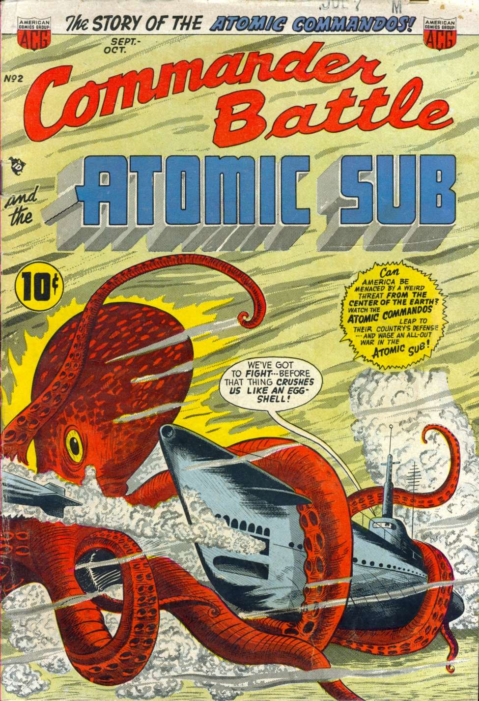 Book Cover For Commander Battle and the Atomic Sub 2