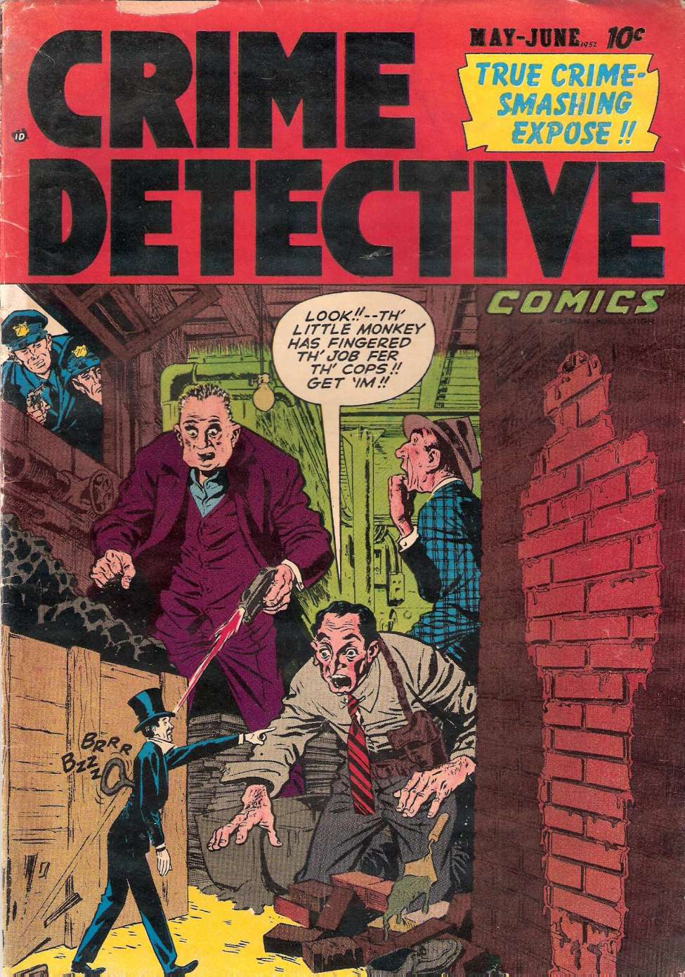Comic Book Cover For Crime Detective Comics v3 2