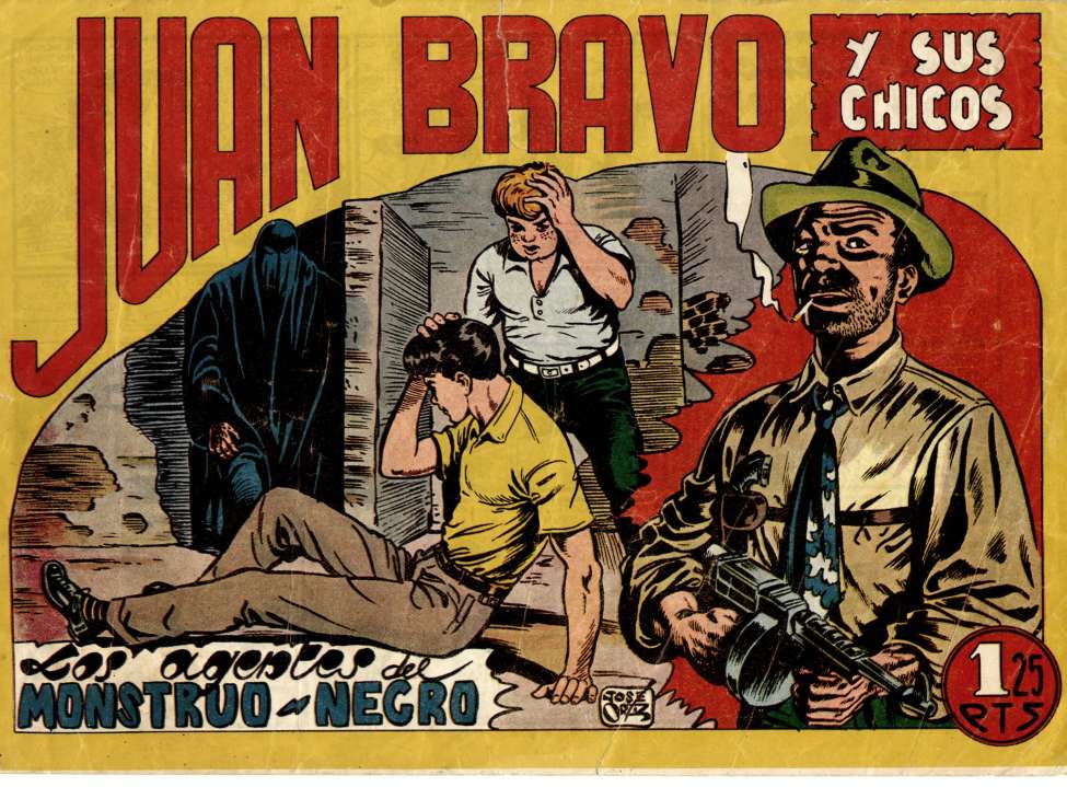Comic Book Cover For Juan Bravo 4 - Los Agentes del Monstruo Negro