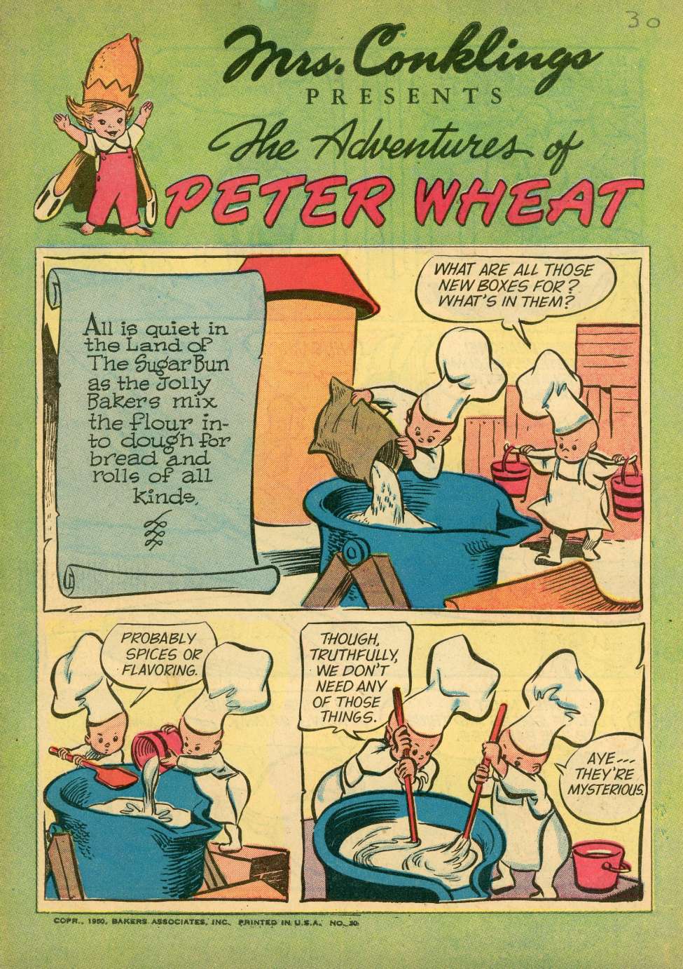 Comic Book Cover For The Adventures of Peter Wheat 30