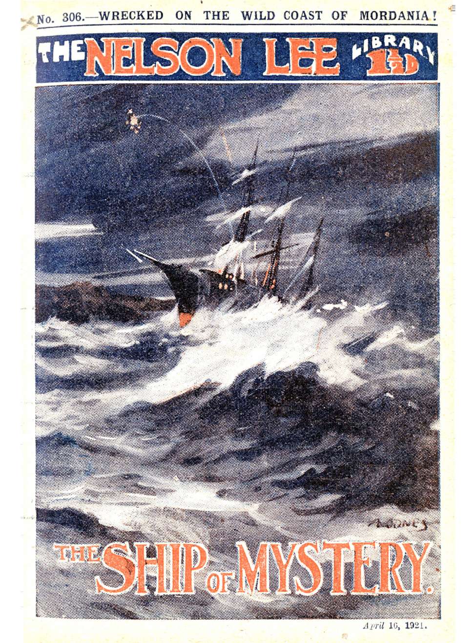 Book Cover For Nelson Lee Library s1 306 - The Ship of Mystery