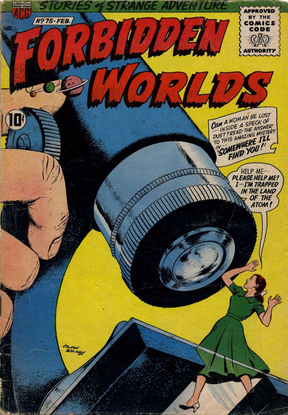 Comic Book Cover For Forbidden Worlds 75