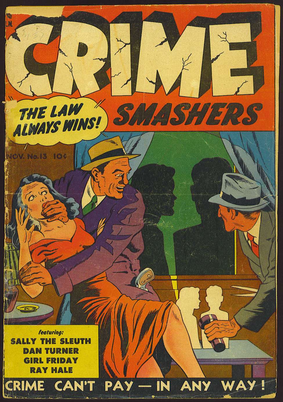 Comic Book Cover For Crime Smashers 13
