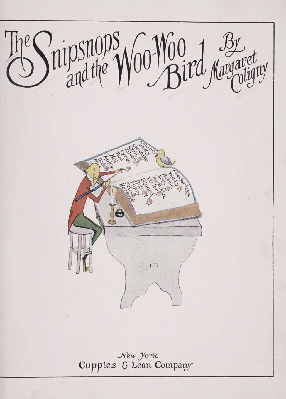 Comic Book Cover For Snipsnops and the Woo-Woo Bird