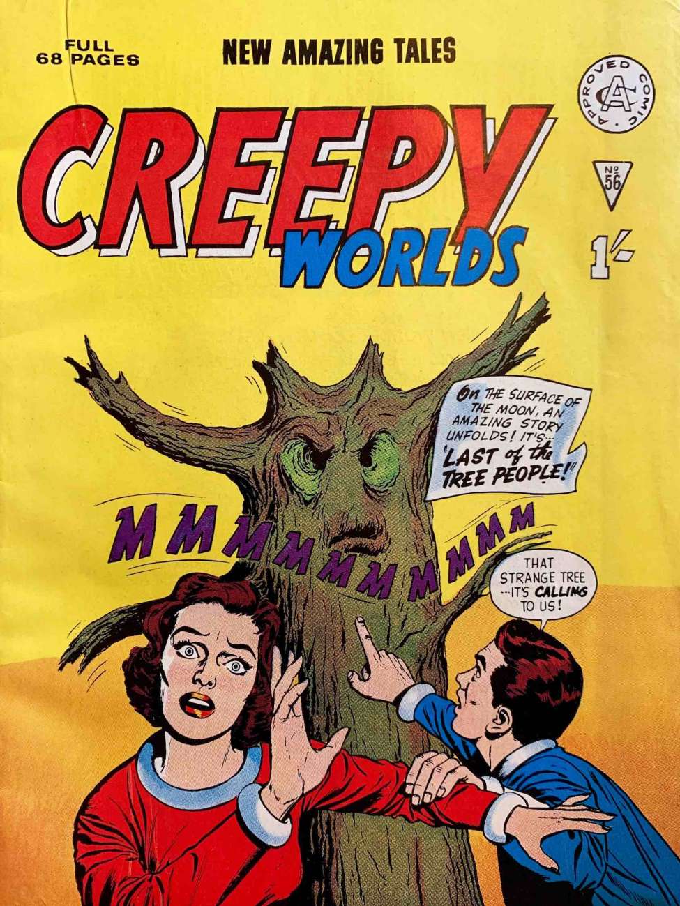 Book Cover For Creepy Worlds 56