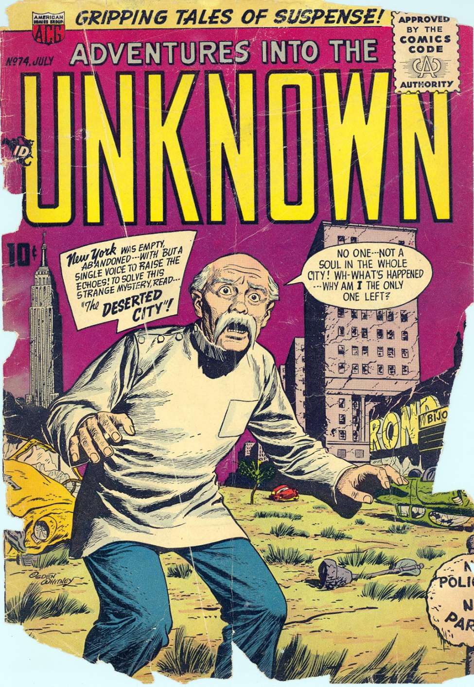 Book Cover For Adventures into the Unknown 74