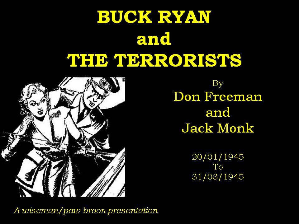 Comic Book Cover For Buck Ryan 23 - and The Terrorists