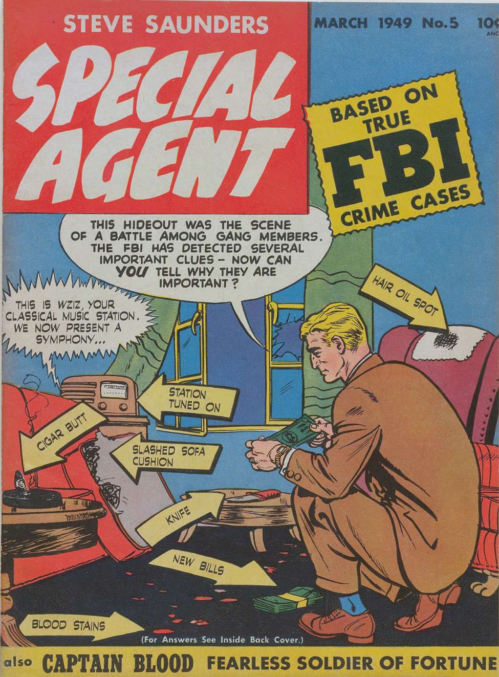 Comic Book Cover For Special Agent 5