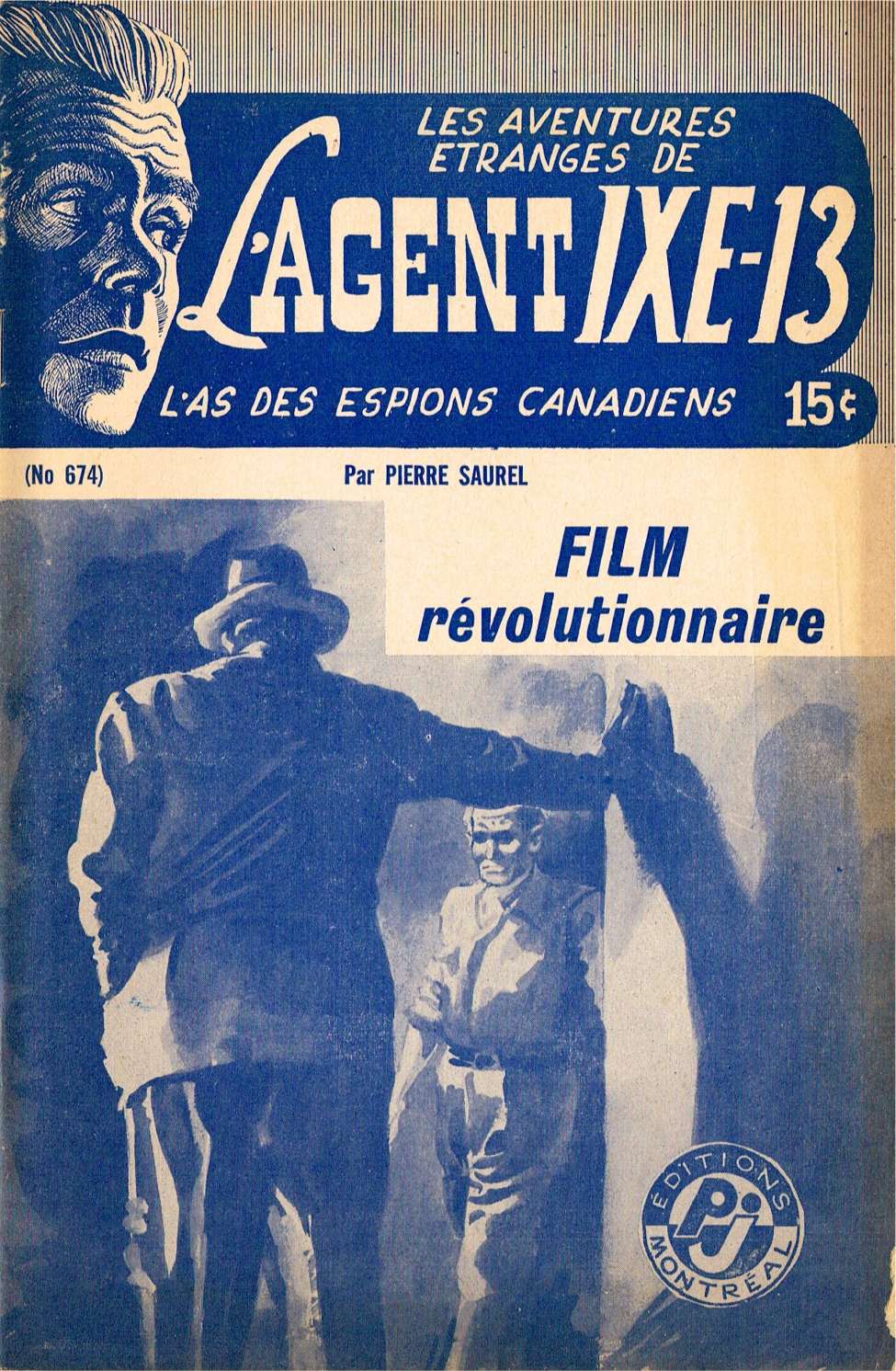 Book Cover For L'Agent IXE-13 v2 674 - Film révolutionnaire