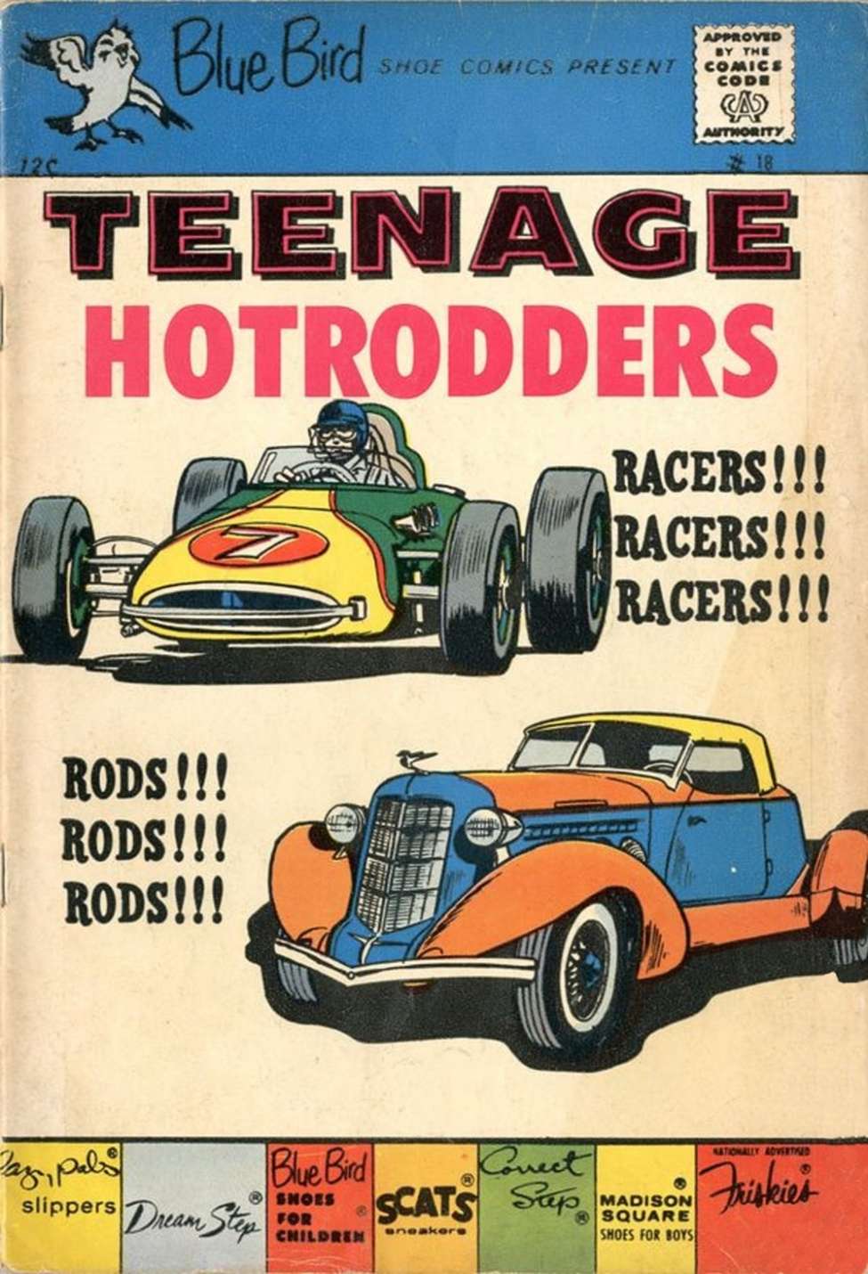 Book Cover For Teenage Hotrodders 18 (Blue Bird)