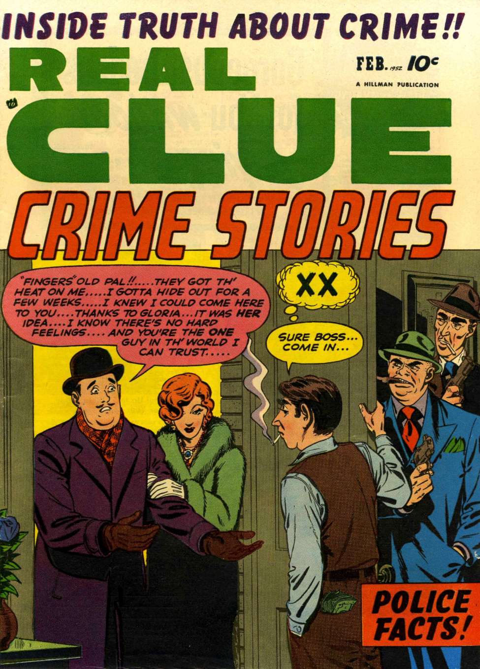 Book Cover For Real Clue Crime Stories v6 12 - Version 1