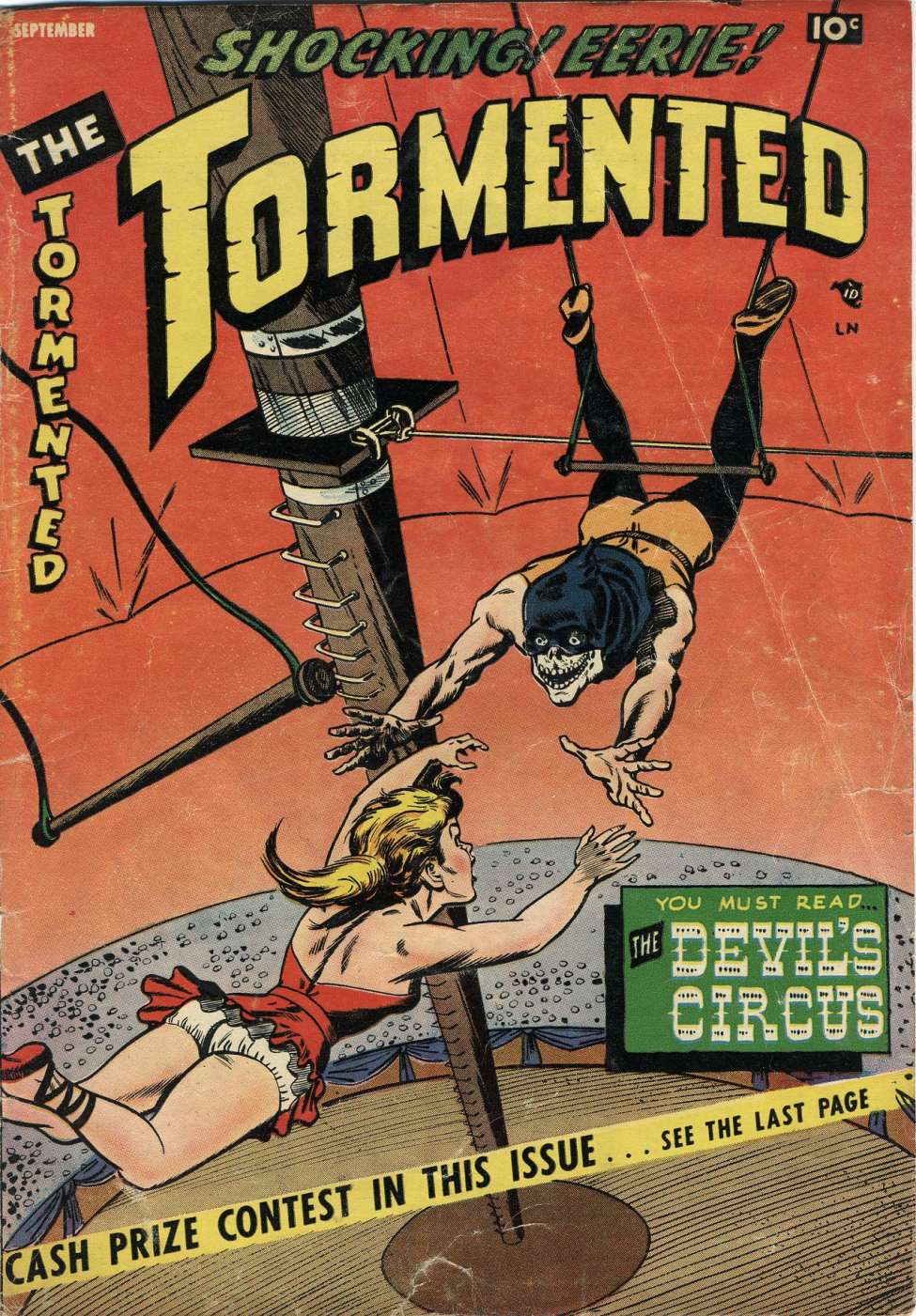 Comic Book Cover For The Tormented 2 - Version 1