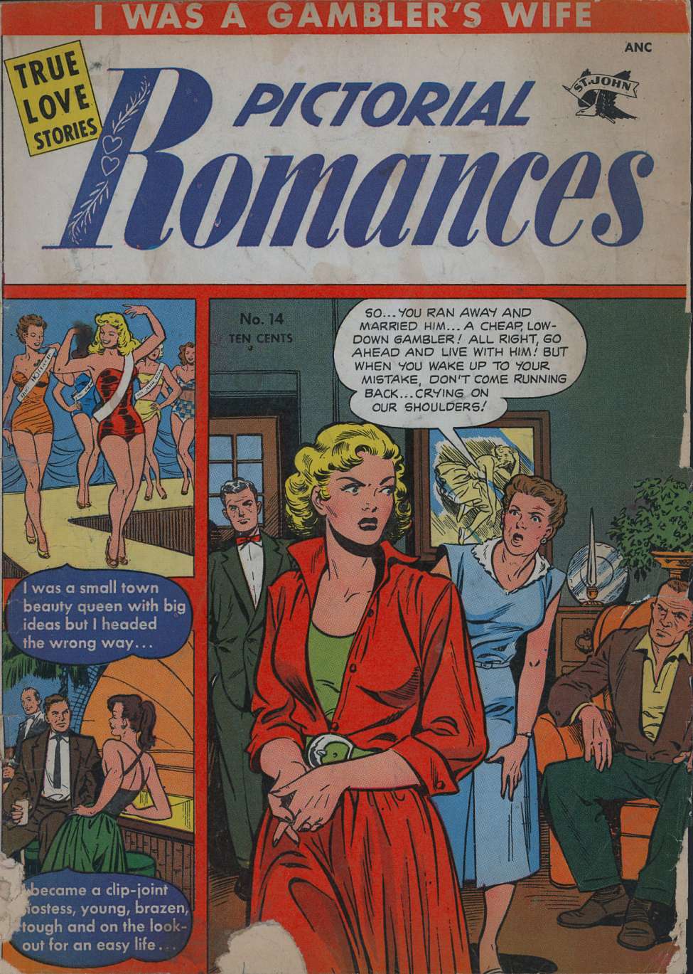 Comic Book Cover For Pictorial Romances 14
