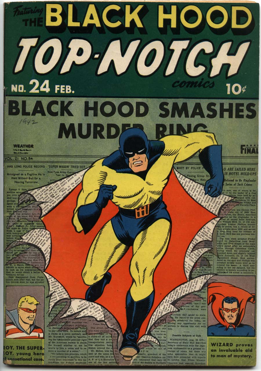 Comic Book Cover For Top Notch Comics 24