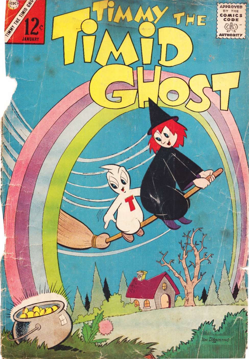 Comic Book Cover For Timmy the Timid Ghost 42