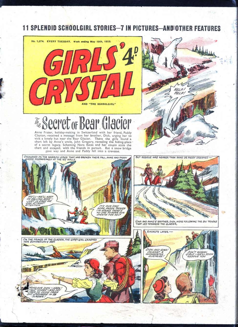 Comic Book Cover For Girls' Crystal 1074