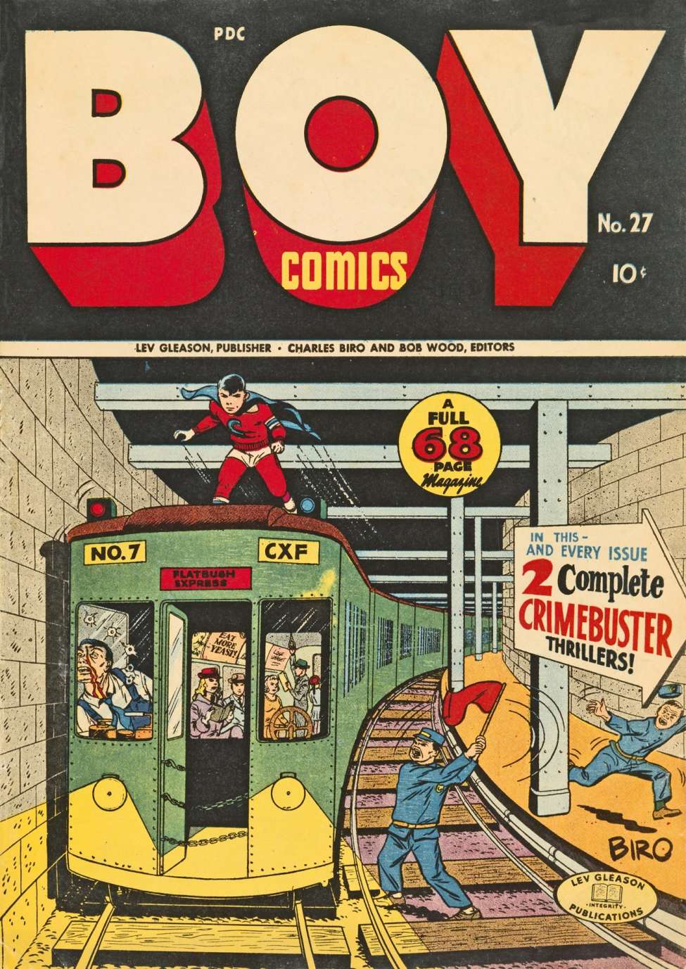 Comic Book Cover For Boy Comics 27 - Version 2