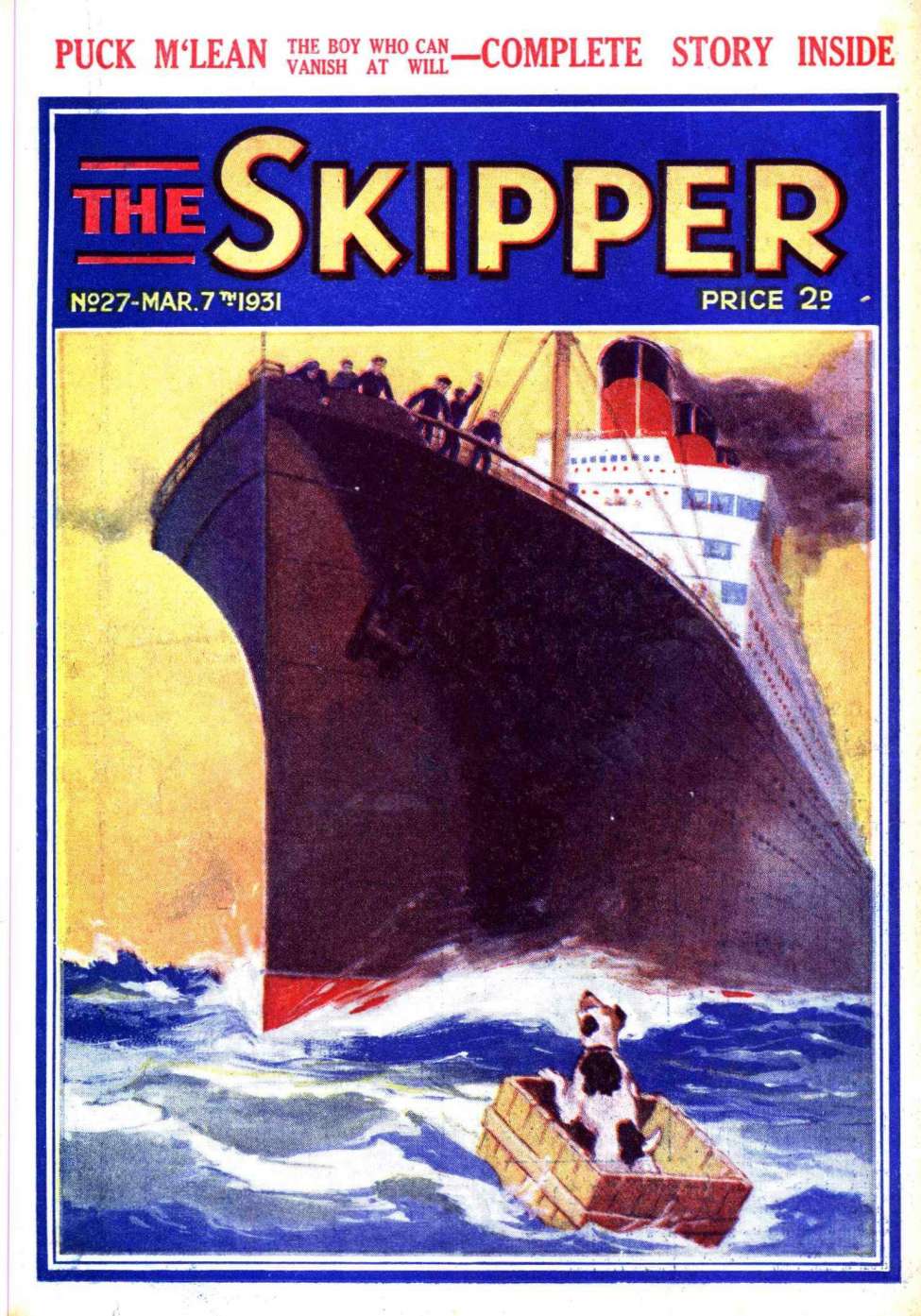 Comic Book Cover For The Skipper 27