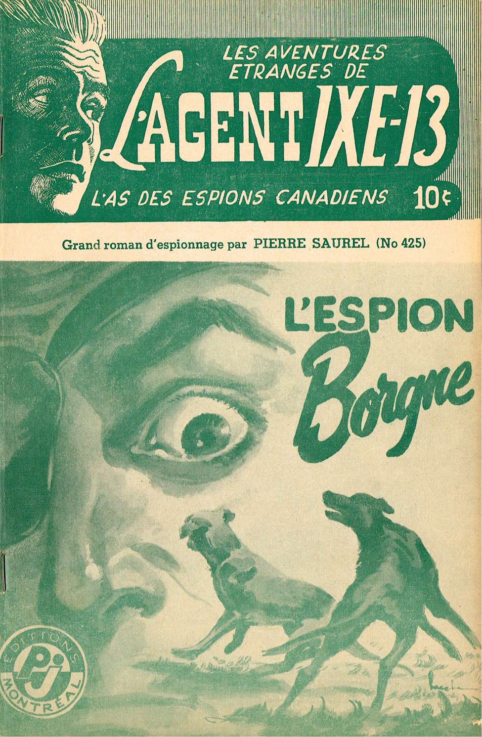 Book Cover For L'Agent IXE-13 v2 425 - L'espion borgne