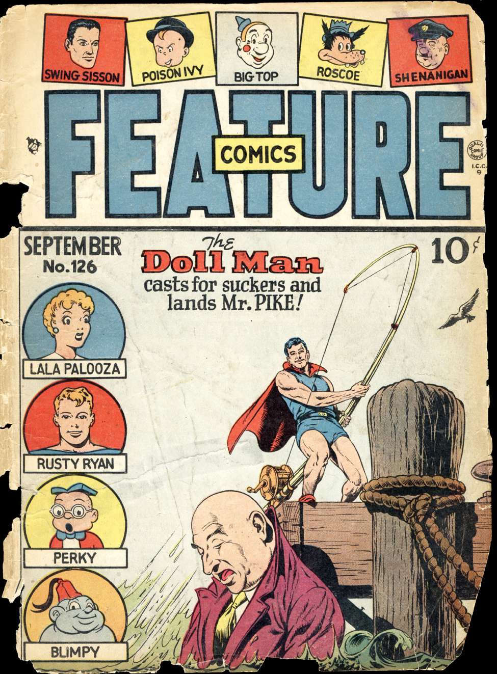 Comic Book Cover For Feature Comics 126