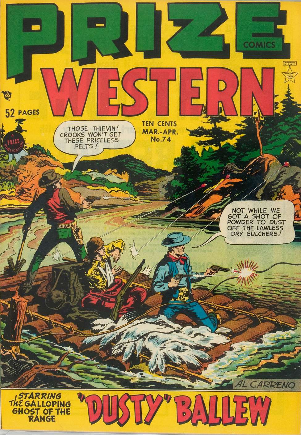 Book Cover For Prize Comics Western 74