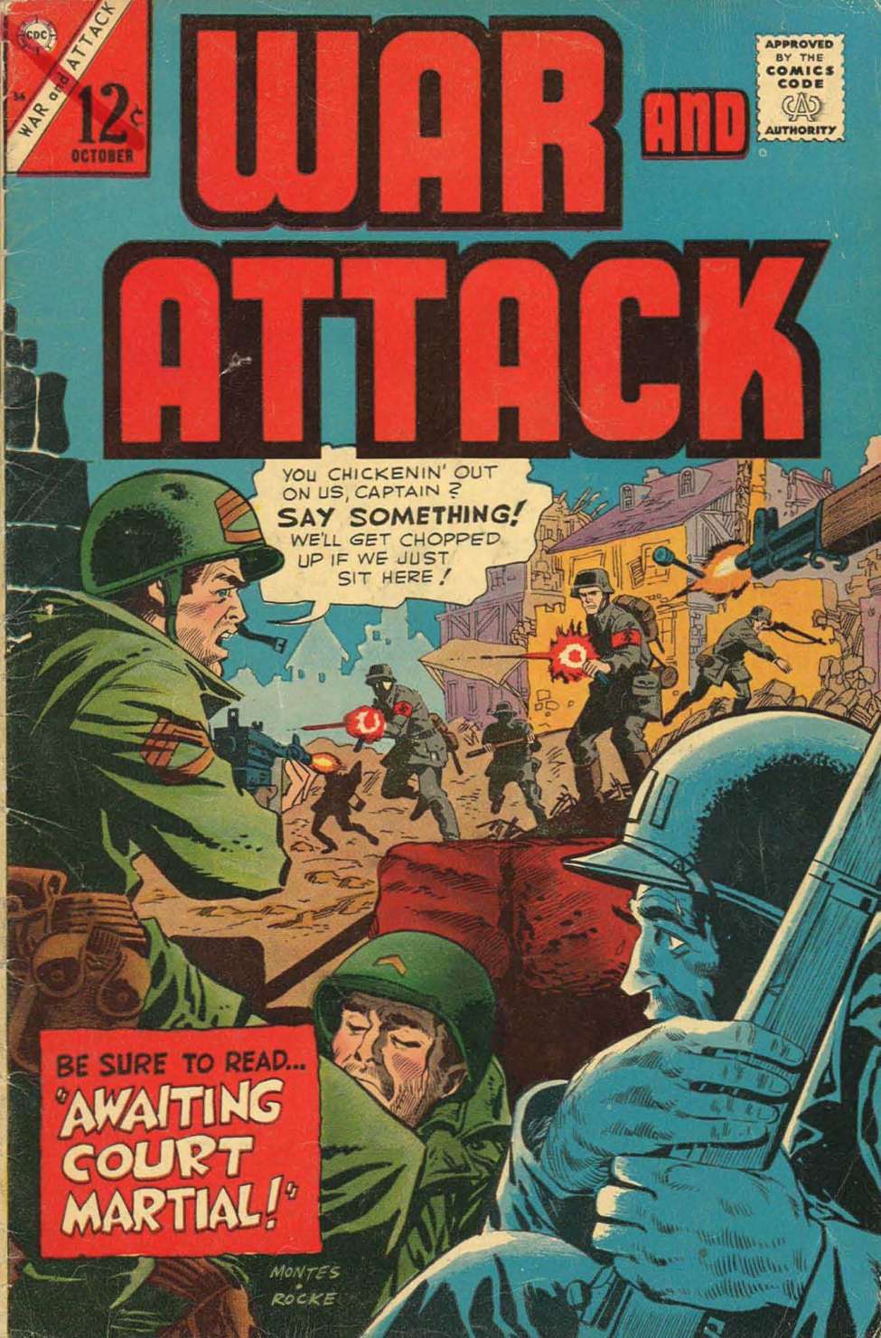 Comic Book Cover For War and Attack 56