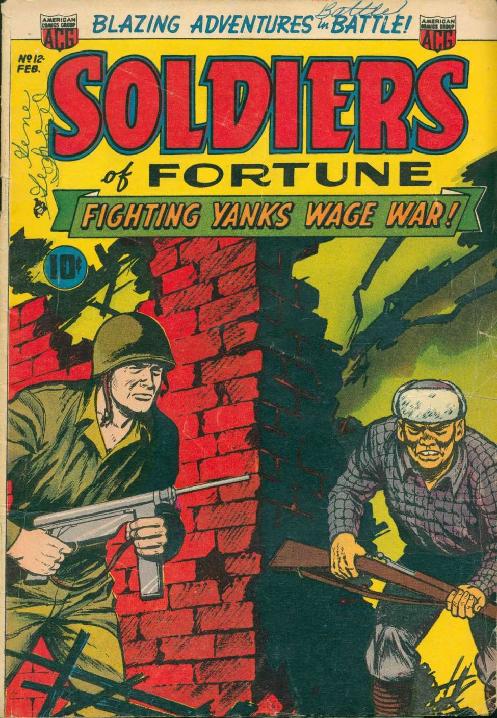 Comic Book Cover For Soldiers of Fortune 12