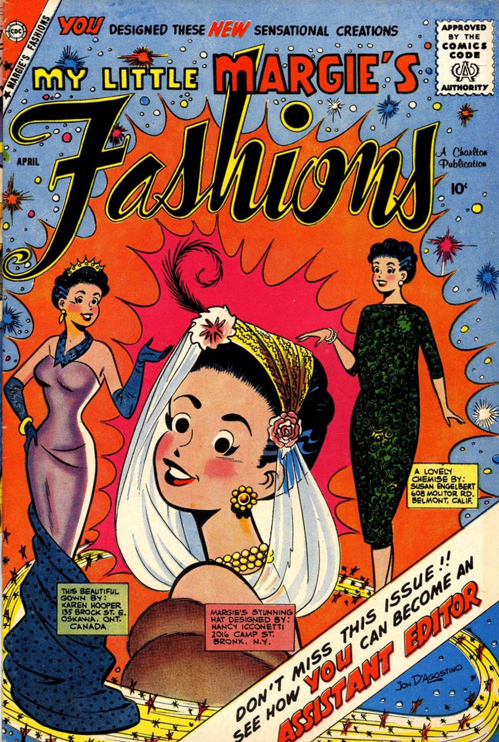 Comic Book Cover For My Little Margie's Fashions 2