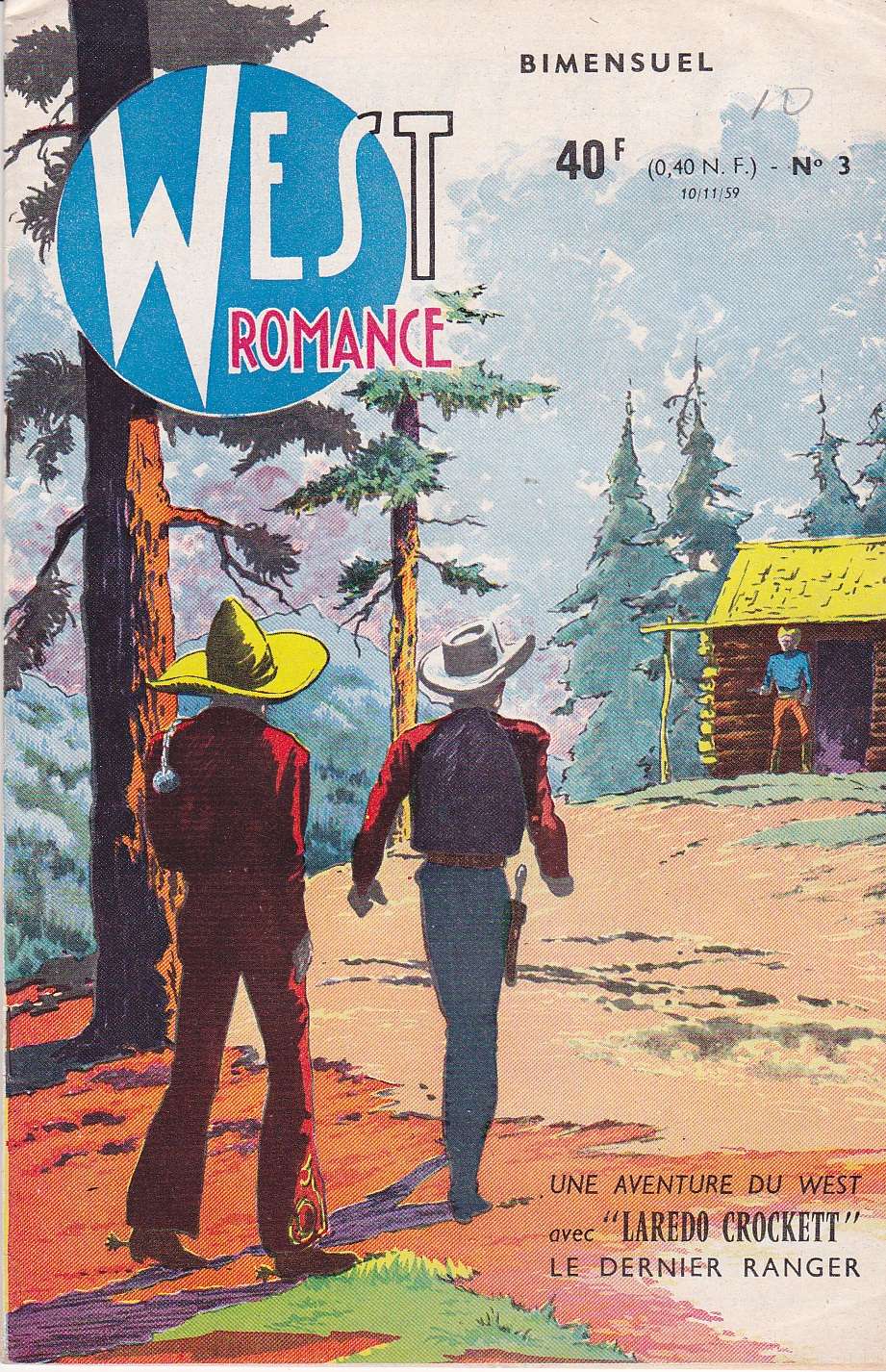 Comic Book Cover For West Romance 3