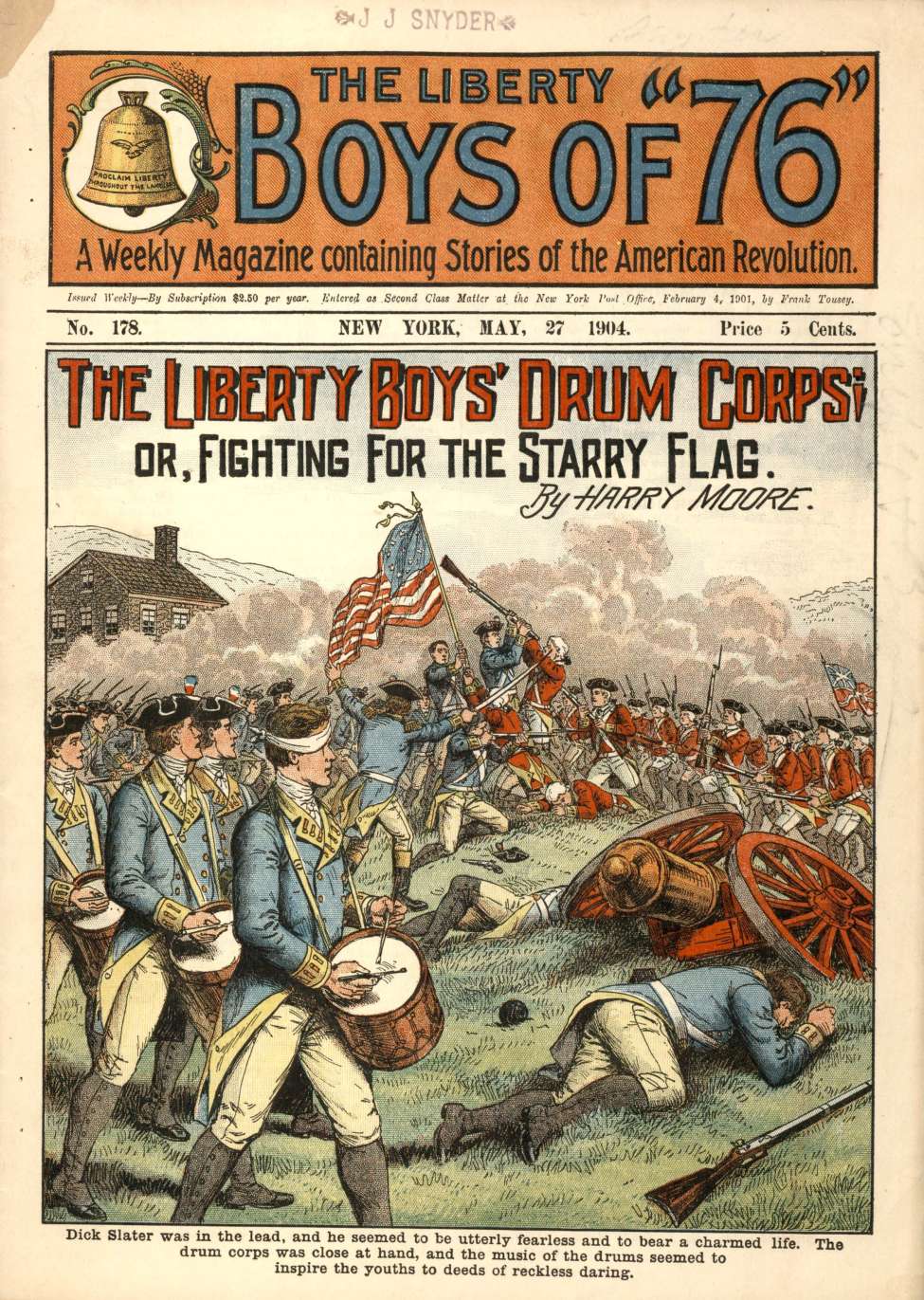 Book Cover For The Liberty Boys of 76 178 - The Liberty Boys' Drum Corps