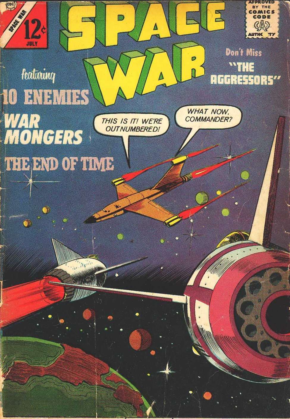 Comic Book Cover For Space War 23