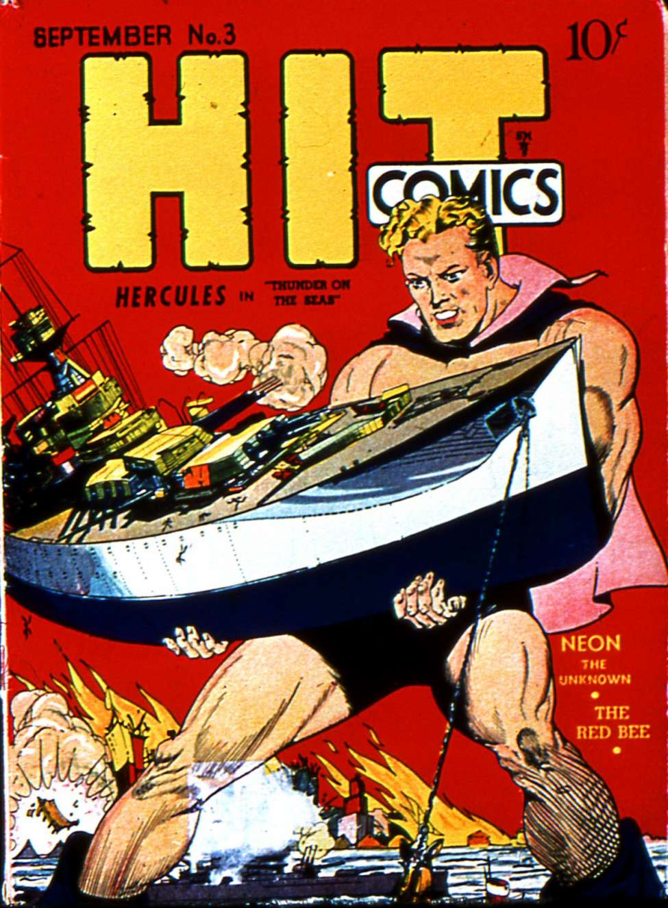 Comic Book Cover For Hit Comics 3 (fiche)