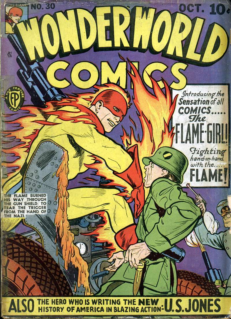 Comic Book Cover For Wonderworld Comics 30