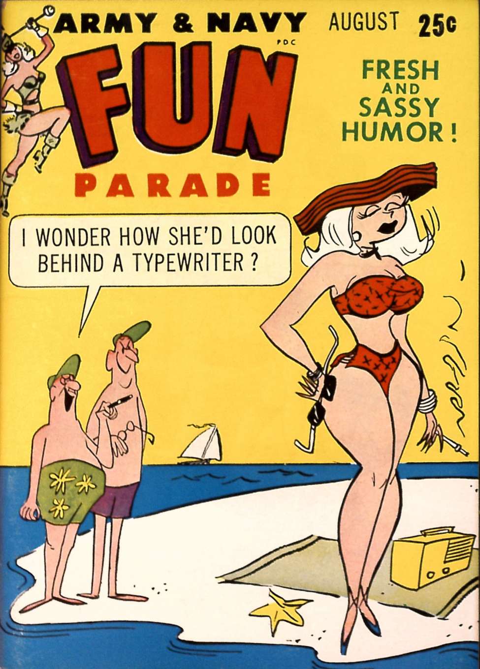 Comic Book Cover For Army & Navy Fun Parade 89